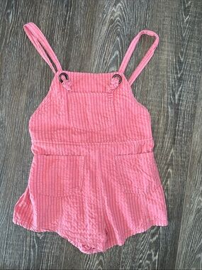Cotton Romper Overalls
